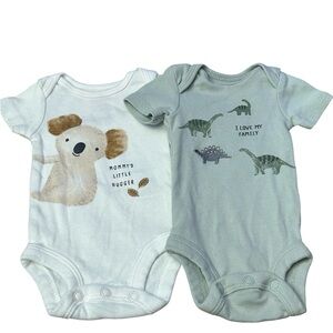 Cute Baby Onesies with Animal Prints